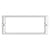 CRL 18" Chrome Back-to-Back Oval/Round Towel Bar