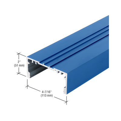 CRL-U.S. Aluminum Custom KYNAR® Paint Open Back Door Header - 21'4"