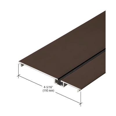 CRL-U.S. Aluminum Flush Jamb Insert, Thermally Improved, Bronze Black Anodized - 24'-2"