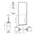 CRL-U.S. Aluminum Clear Anodized 250 Series Narrow Stile (LHR) HLSO Single 3'0 x 7'0 Offset Hung with Geared Hinged Complete Door Standard MS Lock and Bottom Rail - for 1/4" Glass