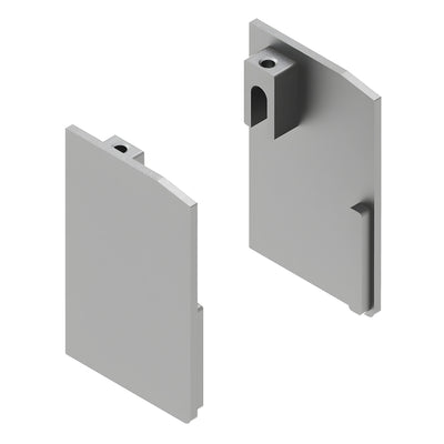 CRL511 Satin Anodized Wall Mount Kit End Cap