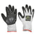 CRL Gray/Black Level 4 Cut Resistant Gloves - Medium Size Pair