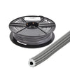 A 500-foot roll of gray, serrated hollow core vinyl screen retainer spline.