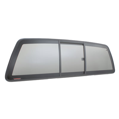 CRL "Perfect Fit" Three-Panel Tri-Vent Slider with Solar Glass for 2005+ Nissan Frontier and 2009+ Suzuki Equator