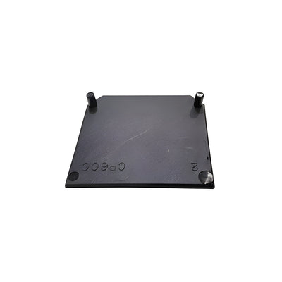 CRL-U.S. Aluminum Closure Plate for 1/4" Glazed Mullions- 50/Pk