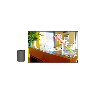 CRL Matte Black 3/4" Diameter by 1" Long Standoff Base