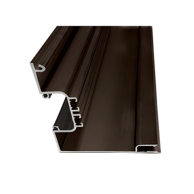 CRL-U.S. Aluminum Bronze Black Anodized 90 Corner, Male Mullion, Dual Thermally Improved - 24'-3"