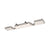 CRL Brushed Stainless Steel Electric Strike Keeper for Double Stile Doors - Fail Secure