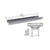 CRL Brushed Stainless Steel 30" Shelf Brackets