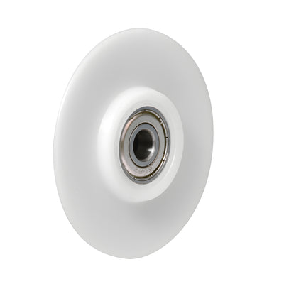 CRL Wide Fork Round Edge Nylon Replacement Wheel - 2-1/2" x 1/16"