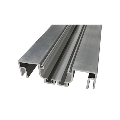 CRL-U.S. Aluminum Clear Anodized Female Expansion Mullion, Dual Thermally Improved - 24'-3"