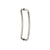 CRL Polished Stainless Glass Mounted Round Tube Curved Shape Handle - 18" (455 mm)