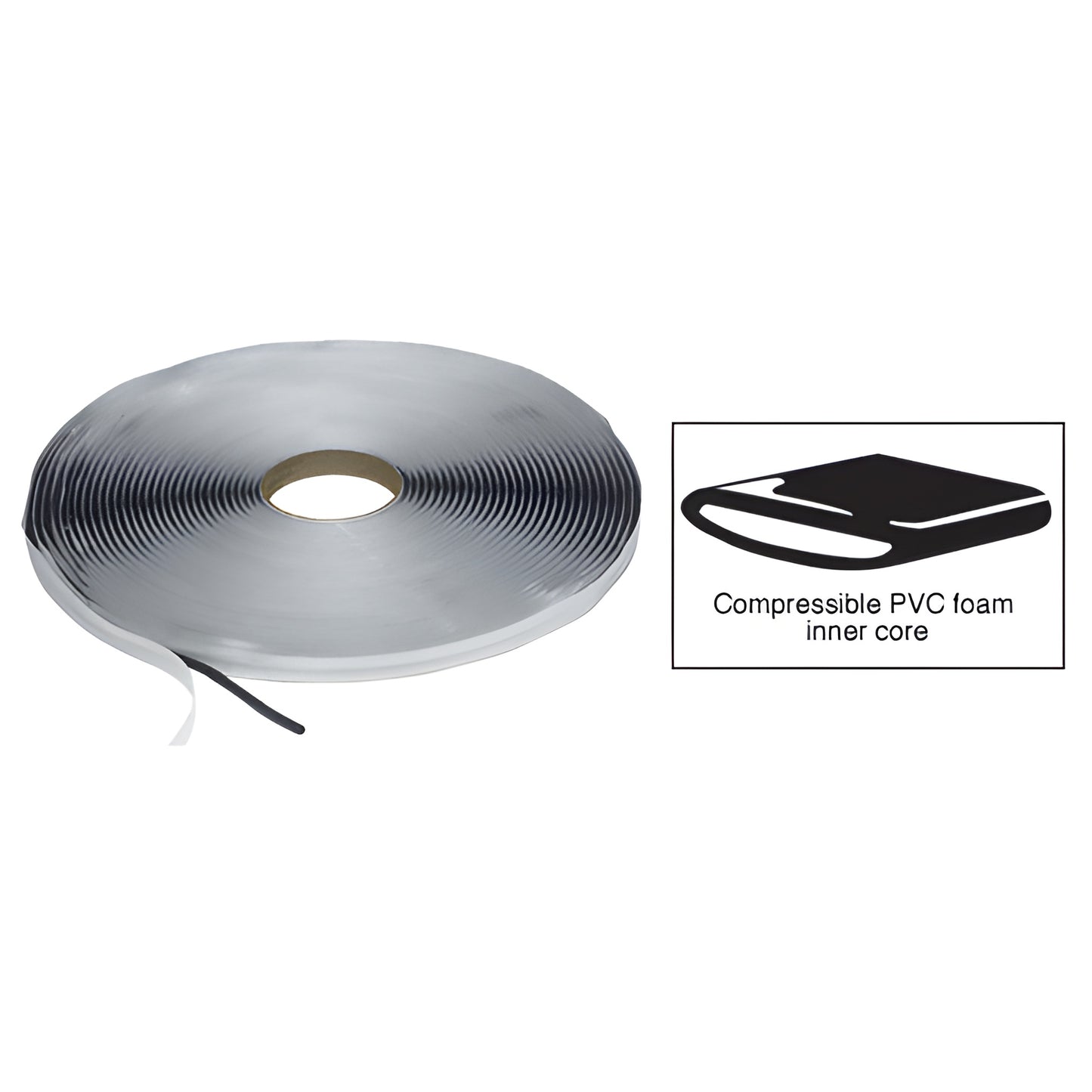 CRL 1/4" Foam-Core Butyl Sealant Tape