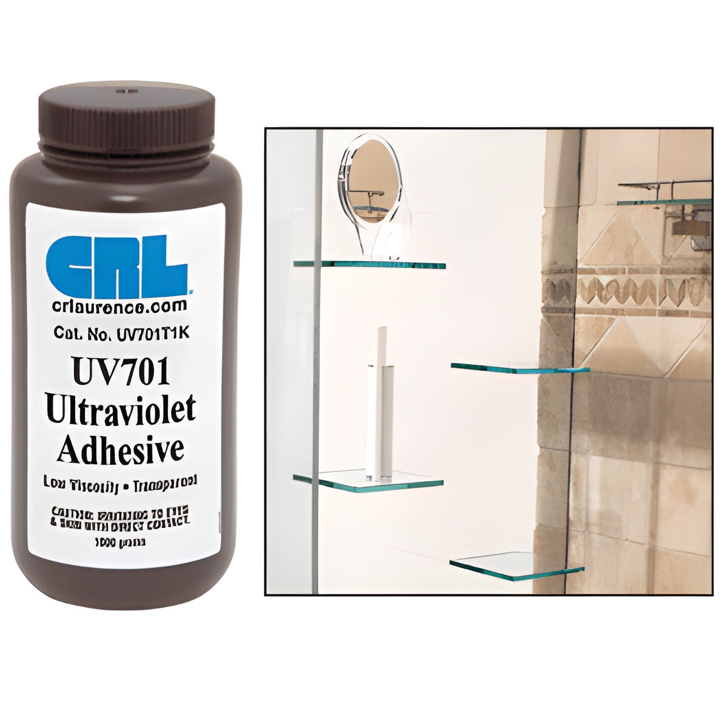 CRL UV701 Low Viscosity UV Cure Adhesive 1kg – Optical/Glass Bond