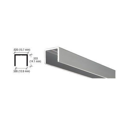 CRL Satin Anodized Aluminum 1/2" U-Channel