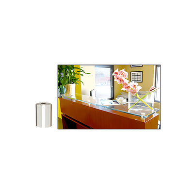 CRL 316 Polished Stainless 3/4" Diameter by 1" Long Standoff Base