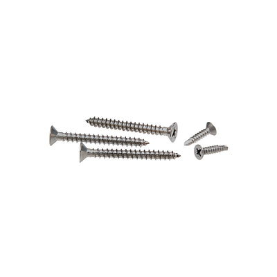 CRL Brushed Stainless Replacement Screw Pack for Exposed Wood Mount Hand Rail Brackets