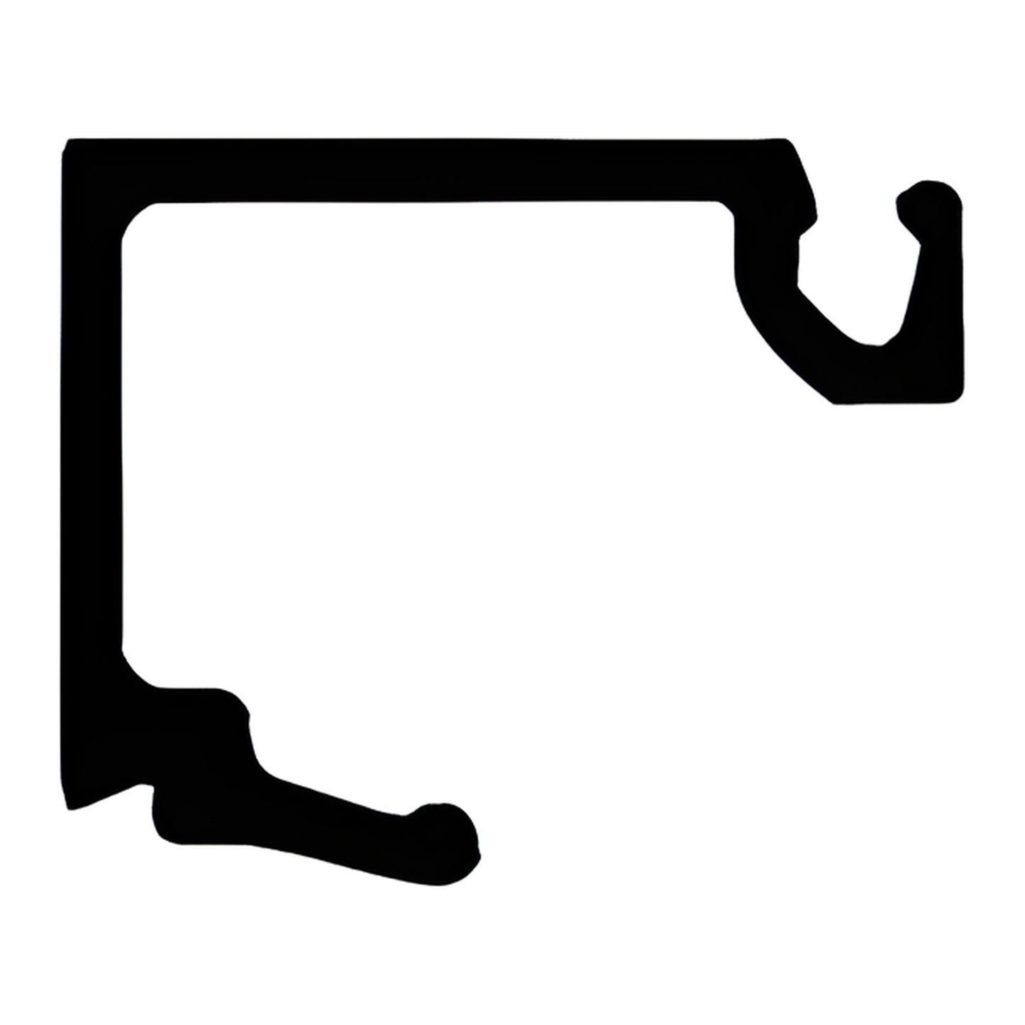 CRL-U.S. Aluminum Kynar® Painted Gutter Sash Face 1/4" Glazing 24'2"