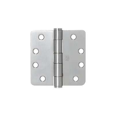 CRL Dull Chrome 4" x 4" Commercial Hinge 1/4" Radius