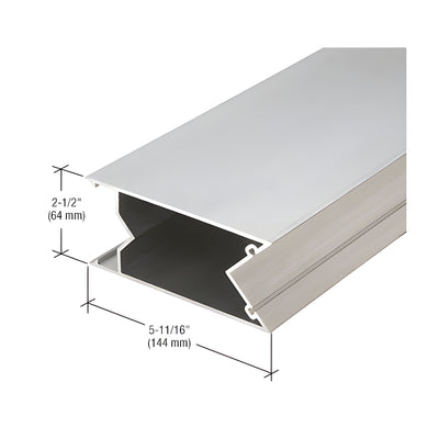 CRL-U.S. Aluminum 90 Degree Inside Corner Mullion, Clear Anodized Class 1 - 24'-2"