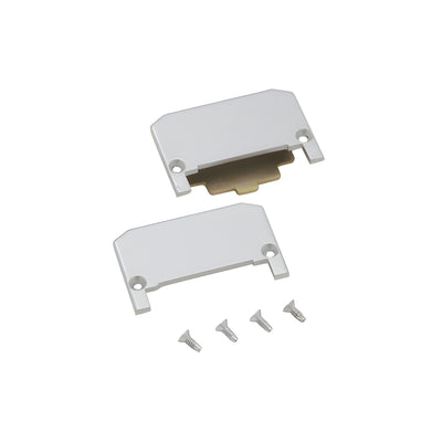 CRL Satin Aluminum Push Pad End Cap Package for Jackson® 1200 Series Panic Exit Device