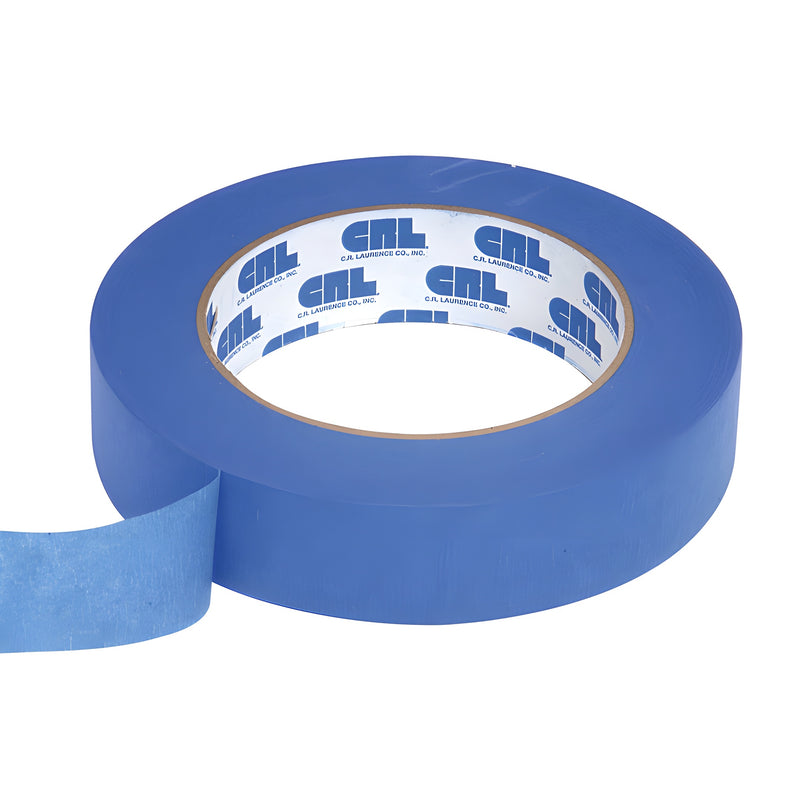 A single roll of blue CRL windshield and trim securing tape is shown against a white background.