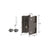 CRL Black Sliding Screen Door Latch and Pull with 3" Screw Holes for Columbia Supreme Series Doors