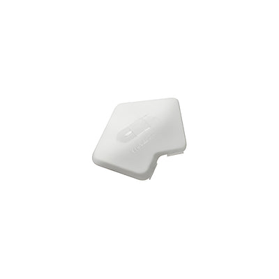 CRL Metallic Silver Rectangular AWS Post Cap for 135 Degree Center Post