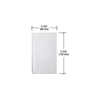 CRL Clear Single Blank Acrylic Mirror Plate
