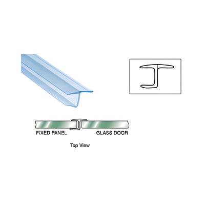 CRL 'Y' Inline 180 Degree Panel Seal for 3/8" Glass - 118"
