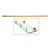 CRL Brass 36" Shelf Rods