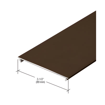 CRL-U.S. Aluminum Flush Insert, Dark Bronze/Black Anodized Class 1 - 24'-2"