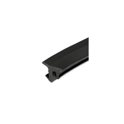 CRL-U.S. Aluminum 487 Series Black Vinyl Glazing Gasket for 3/8" and 1/2" Glass - 100'