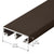 CRL-U.S. 24'-2" Vertical Face Cap, Dark Bronze/Black Anodized