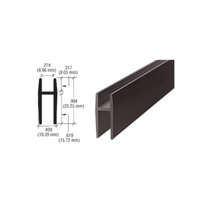 CRL Duranodic Bronze Aluminum D5610 'H' Bar