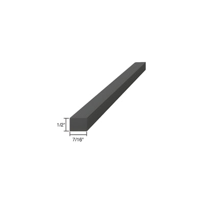 CRL 1/2" x 7/16" x 4" EPDM Rubber Setting Blocks