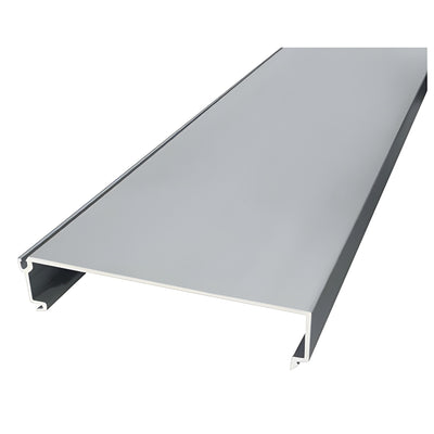 CRL-U.S. Aluminum Interior Glass Bead for FF600 Series Flush Front Storefronts, Mill - 24'-2"