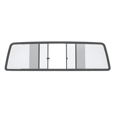 CRL Duo-Vent Four Panel Slider with Clear Glass for 1981-March 1983 Jeep Scrambler