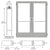 CRL-U.S. Aluminum Clear Anodized Custom Pair Series 400 Medium Stile Butt Hinged Entrance Doors for Surface Mount Door Closers