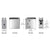 CRL Polished Stainless Steel Z-Series Square Type Flat Base Stainless Steel Clamp