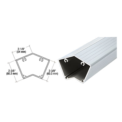 CRL Mill 200, 300, 350, and 400 Series 42" Long 135 Degree Post