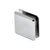 CRL Polished Chrome Beveled Hole-in-Glass Style Wall Mount Heavy-Duty Glass Clamp