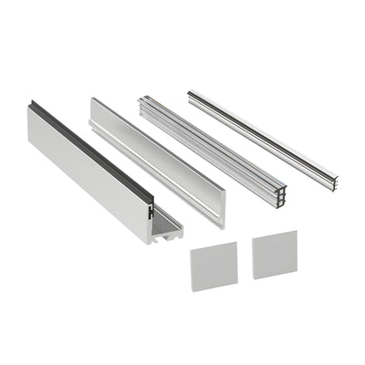 CRL Satin Anodized Two Piece Channel - 118" Length