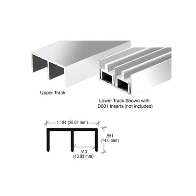 CRL Brite Anodized "Standard" Aluminum Upper or Lower Channel