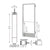 CRL-U.S. Aluminum Clear Anodized 250 Series Narrow Stile Active Leaf of Pair 3'0 x 7'0 Offset Hung with Butt Hinges for Surf Mount Closer Complete Door Std. Lock and 9-1/2" Bottom Rail