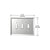 CRL Gray Triple Toggle Glass Mirror Plate