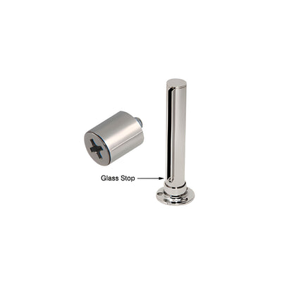 CRL Polished Stainless 3/8" Glass Stop