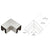 CRL Brushed Stainless Square 2" 90 Degree Horizontal Corner for 1/2" Square Glass Cap Railing