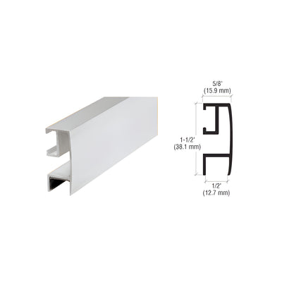 CRL Satin Chrome Rectangular Mirror Frame Extrusion