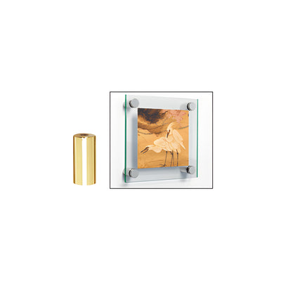 CRL Brass 3/4" Diameter by 1-1/2" Long Standoff Base